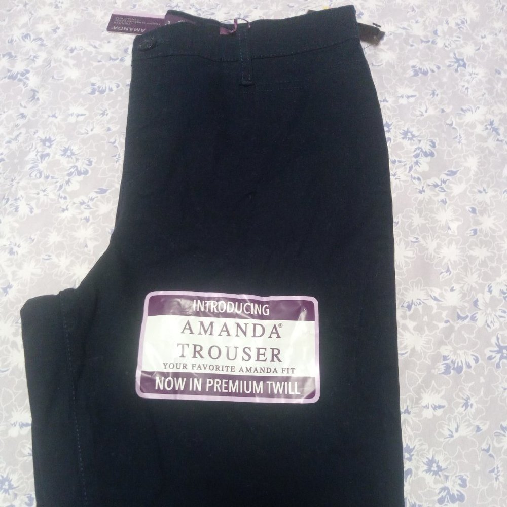Gloria Vanderbilt Twill Trouser/Jeans